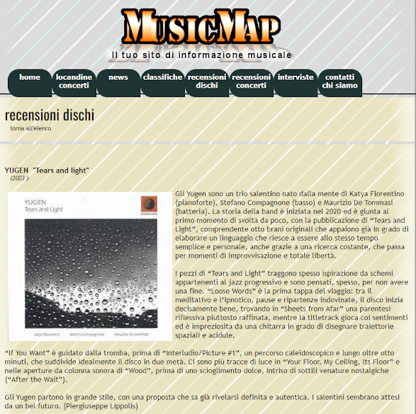 Recensione Yugen su MusicMap